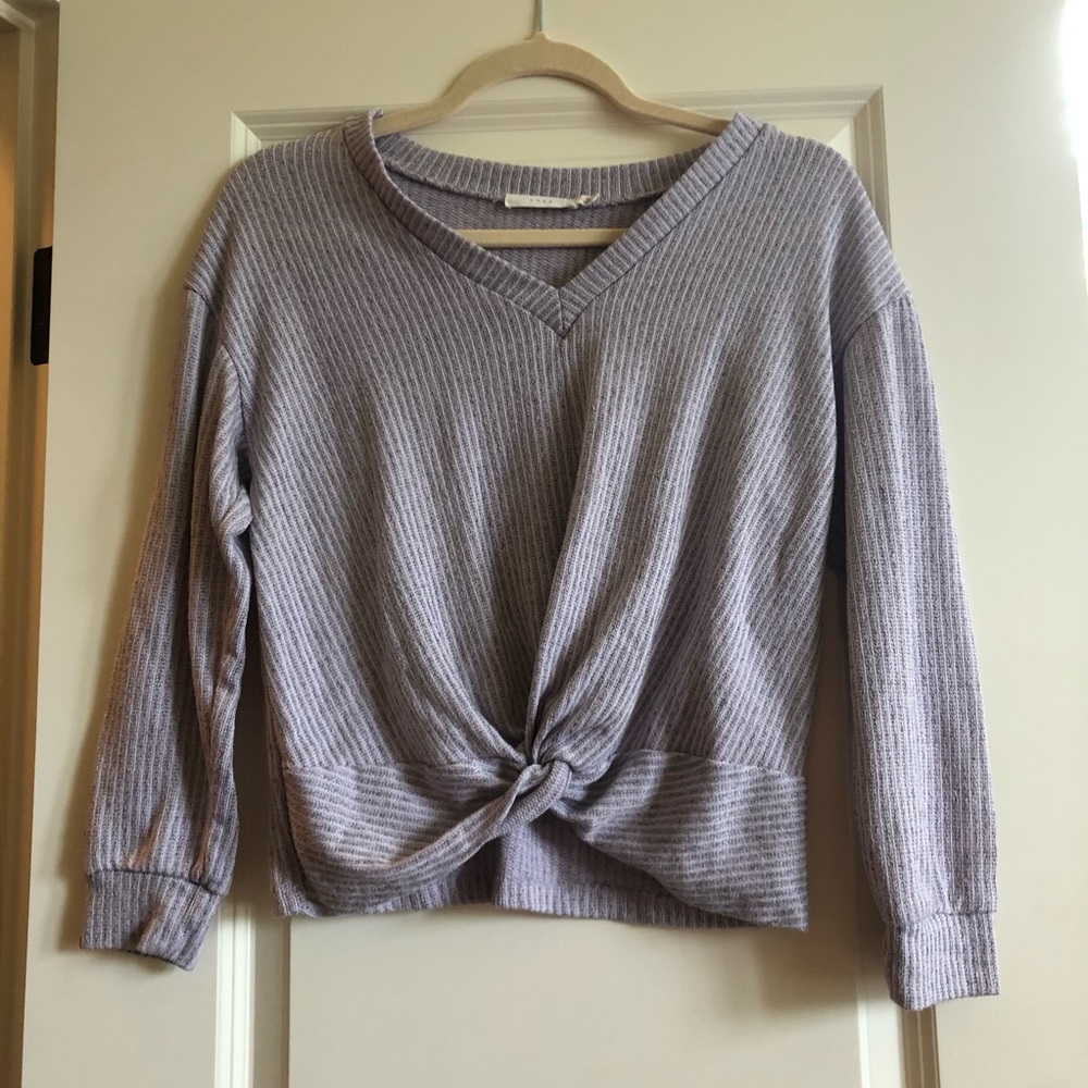 lavender sweater